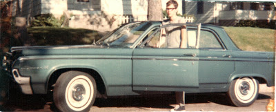 Don with step father's 1964 Olds Dynamic 88, the car he learned to drive on.