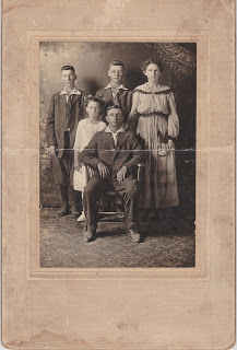 Adams-Roberts Family c. 1916 - Copy from Kenneth G. Smith collection. Used by permission.