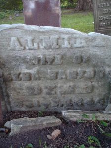 Marker: Almira (Chamberlin) Sanford