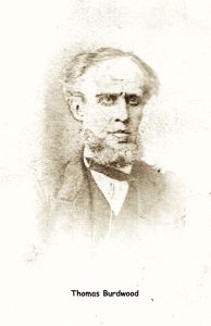 Drawing of Thomas Burdwood