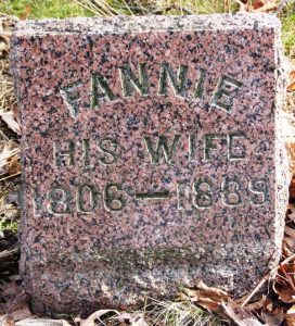 Marker - Fannie (Taylor) Blackhurst - Photo by Genealogy Bug Kate