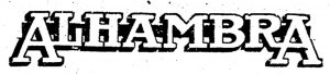 Milwaukee Alhambra Theatre Logo - 1925