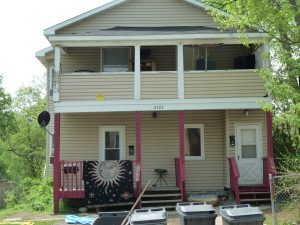 Photo of 2419 Bryant Ave N, Minneapolis, MN in May, 2013.