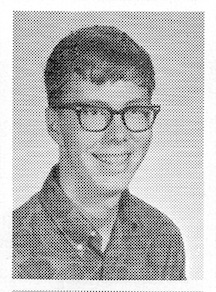 Don Taylor junior class photo, 1967