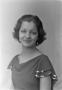 Photo of Viola Nanos (m. Hadjiyanis), circa 1934.