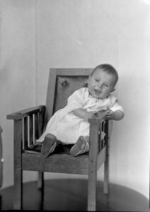 Photo of an Unknown Child (probably) related to Maria Naples of Portland, ME.