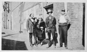 Photo of 4 unknown people from the Donna Darling Collection.