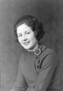 A photo of Anna Paradis, circa 1934.