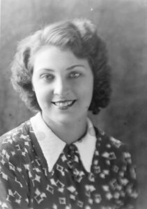 Photo of Anna Paige (née Guilbault) circa 1935.