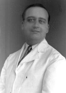 Photo of Alfred Poulin, Queens Hospital, circa 1934.