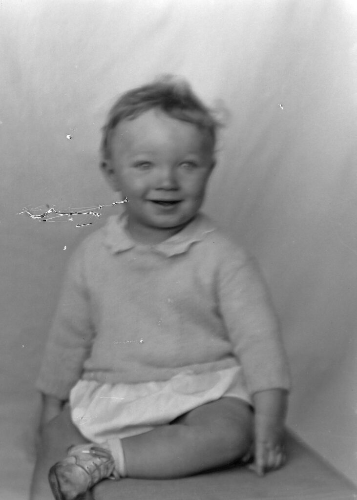 Photo of Reid Rideout, circa 1935 (age 1).