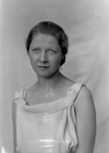 Photo of Elizabeth R Galusha, circa 1935.