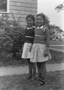 Photo of Adelaide & Loretta Sobill (possibly Sopiel) – 1942.