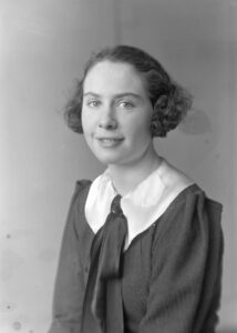 A photo of Eleanor Sturgis, circa 1934.