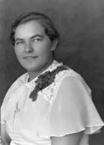 Photo of Esther Emily West, circa 1936.