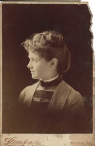 Photo of Sally Burnside Small, circa 1893.