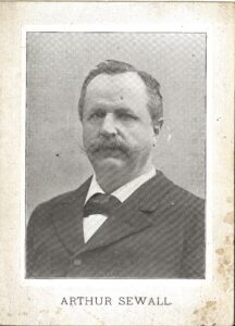 Photo of Arthur Sewall, circa 1899. 