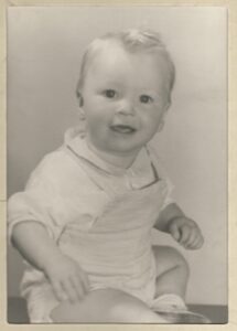 Photo of a baby, about 2 years old.