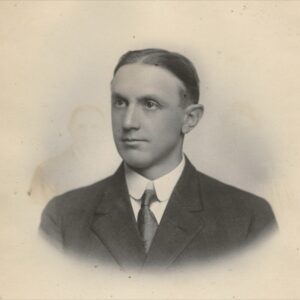 Photo of Elbert Asa Gruver, circa 1915.