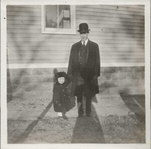 Photo of both Frank L Quinby, Sr., & Jr. c. 1910.