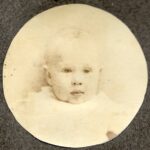 Baby picture of Philip Edward Hinkley, 1882.