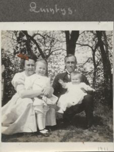 Photo of the Frank L Quinby Family, 1911