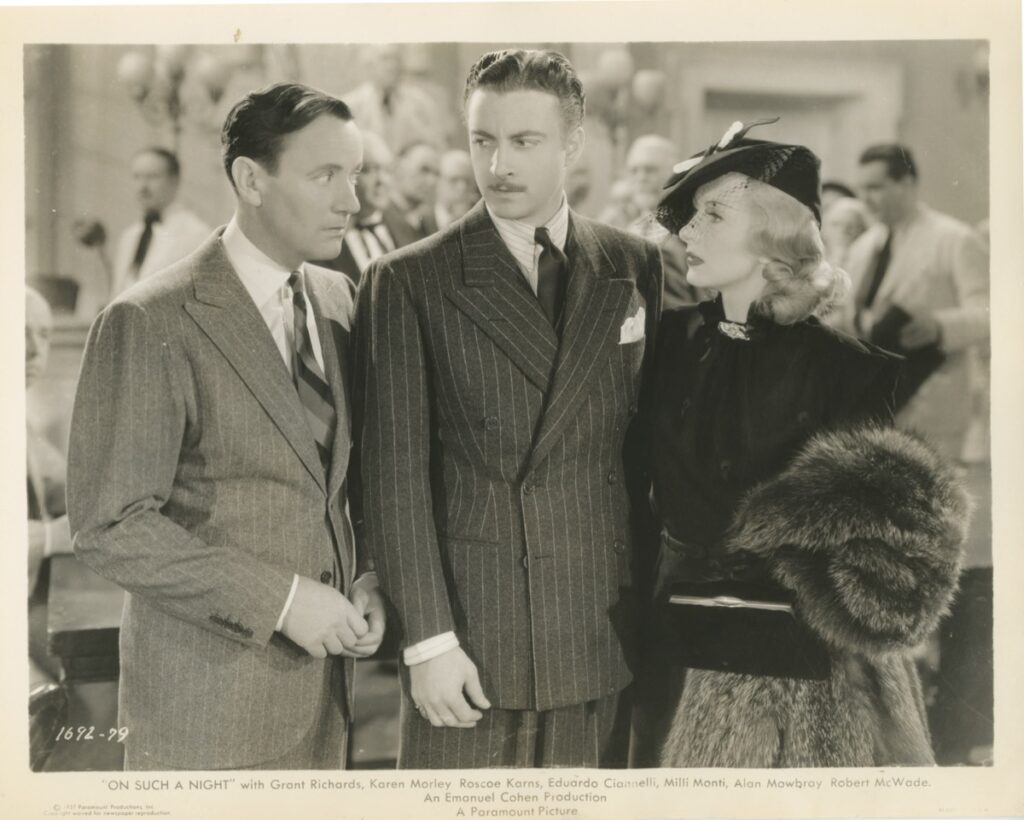 Photo still from "On Such a Night"