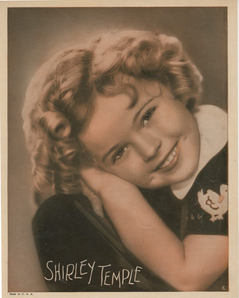 Photo of Shirley Temple, 1935.