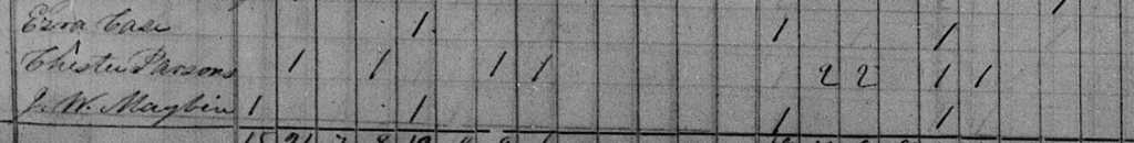 Screen shot of 1840 Census