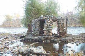 Photo of Stone structure in Rum River in Anoka, MN