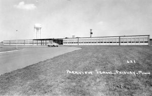 Photo of Parkview Elementary c. 1957.