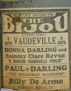 Image - Bijou - Vaudeville - Donna Darling & Sammy Clark Revue
