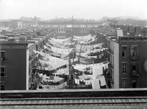 Tenements at Park Avenue and 107th Street, New York City, circa 1900