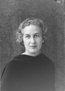 Photo of  Anne D Nielsen, circa 1936.
