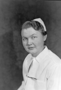 Photo of Edith Nickerson, Nurse, circa 1935