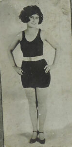 Photo of a Bathing Beauty that was in the Donna Darling Bathing Beauties circa 1925.