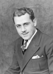 Photo of Vital "Duke" Pellletier, circa 1936.