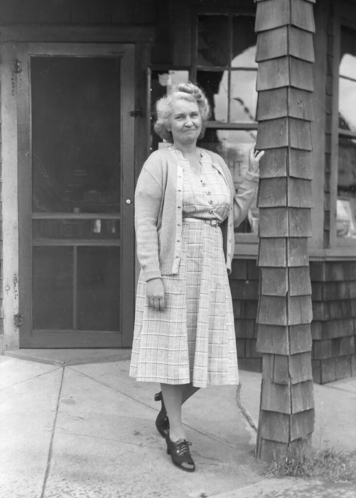 Photo of Esther Pierce (née Garland), circa 1946.