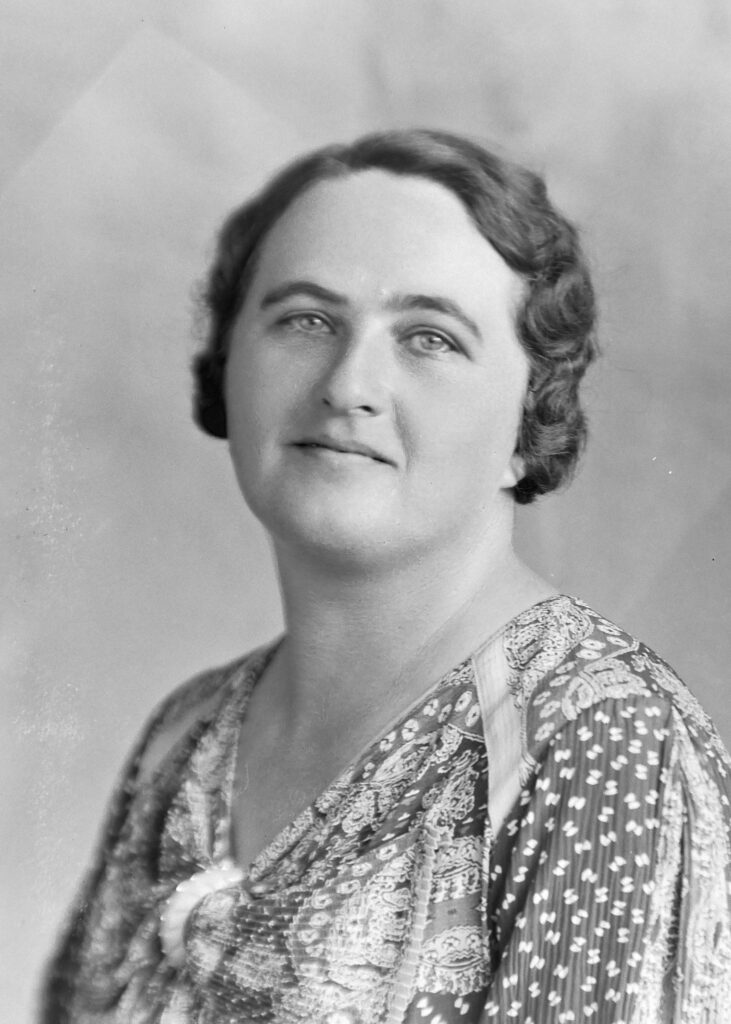 Photo of Olive Isabelle Pinkham (née Haines), circa 1935.