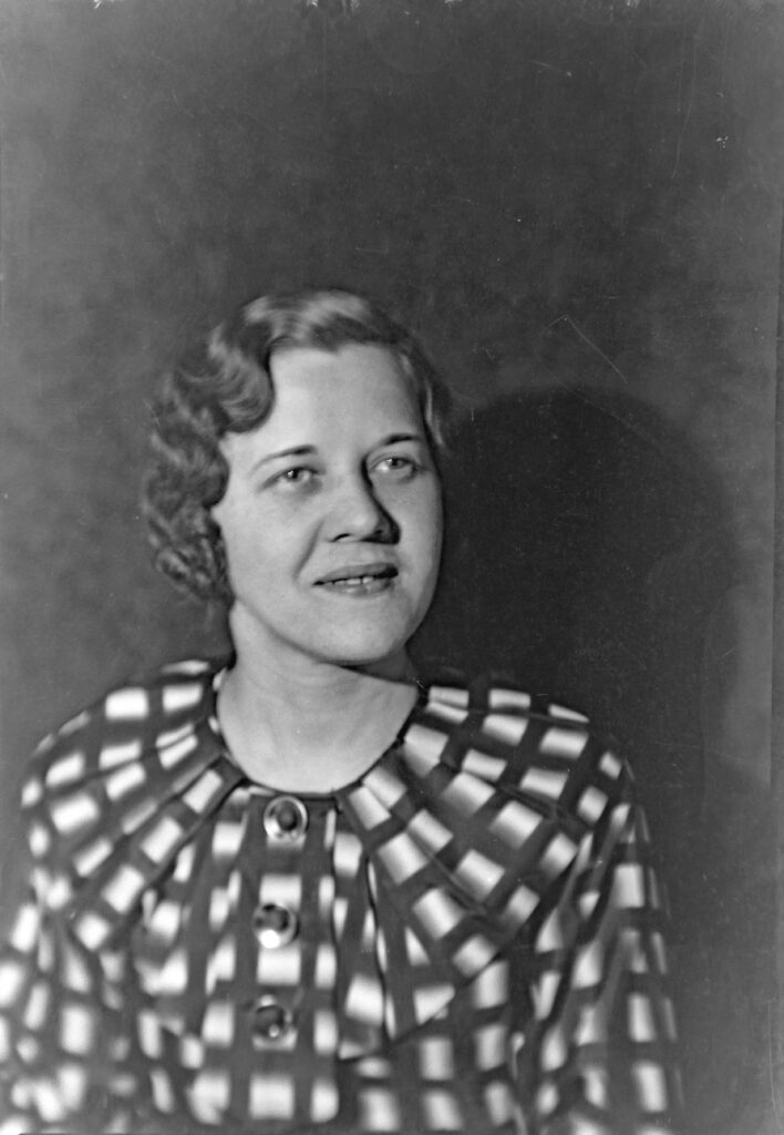 Photo of Elsie Pulkin, (later Anderson) circa 1934.
