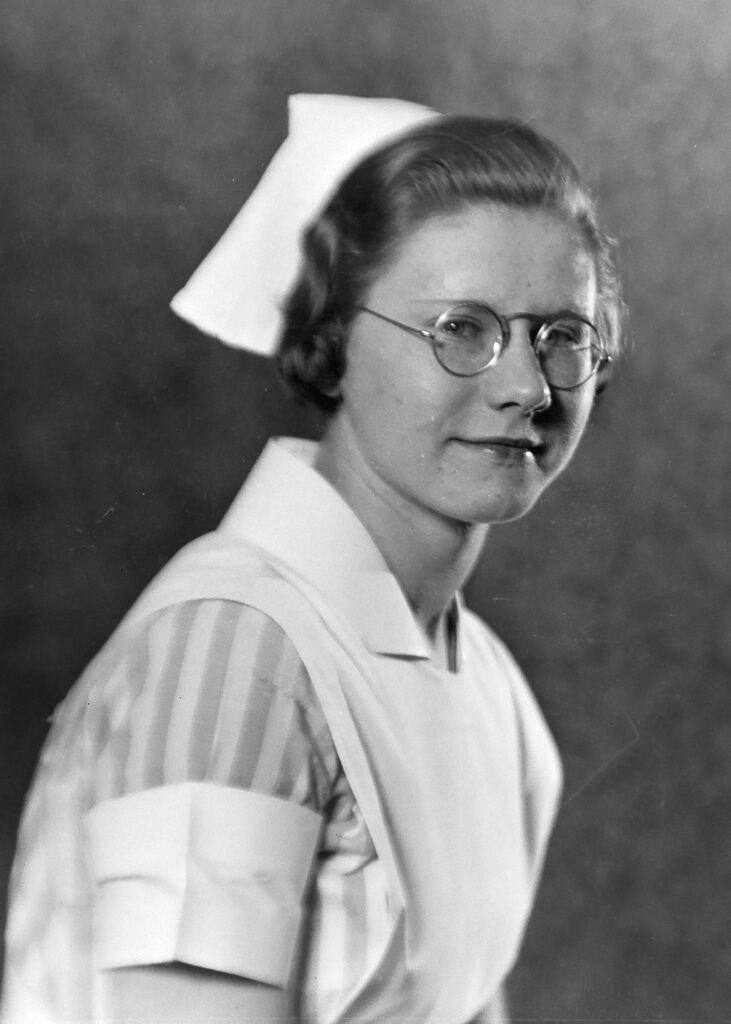 Photo of Nurse Kathryn Quinn, circa 1935.