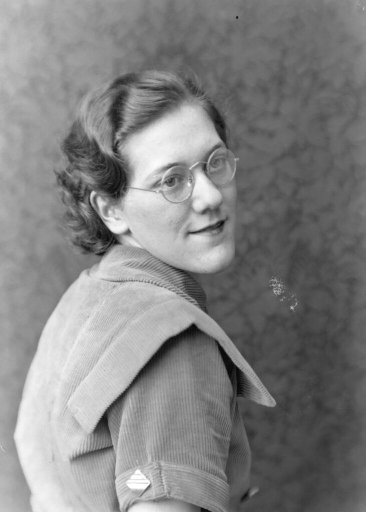Photo of Miss Lillian Ramsell, Me. Gen. Hospital circa 1934.