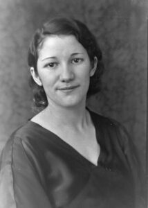 Photo of Myra Ross, circa 1934.