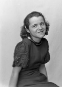 Photo of Virginia Carlstrom, circa 1936.