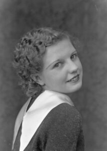 Photo of Inga Selberg, circa 1934.