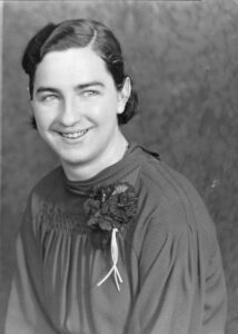 Photo of Phyllis Semple, circa 1935 (high school photo).