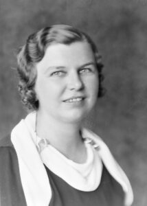 Photo of Gladys E Sawyer (née Pride), circa 1935.