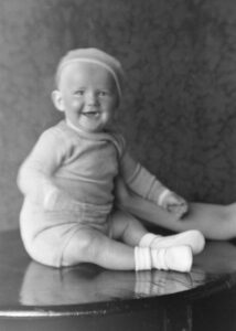 Photo of Donald Silke, circa 1935 (age 1).