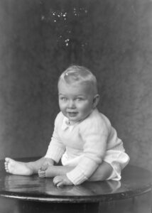 Photo of Lawrence Sawyer, Jr., circa 1934 (age 1)