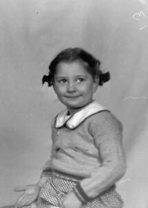 Photo of Eileen Severence, circa 1936 (age 5)